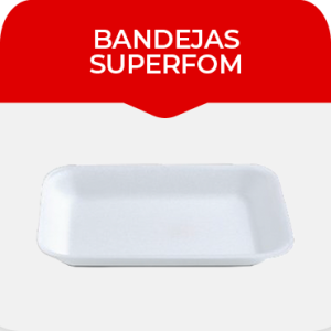 Bandejas Superfom, contenedores, comida