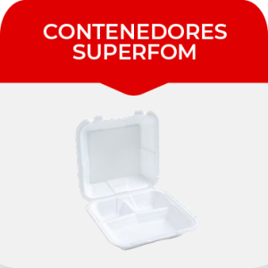 Contenedores Superfom, desechables
