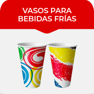 vasos para bebidas frías