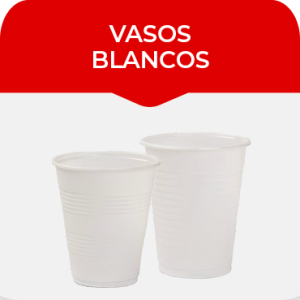 vasos desechables, blancos